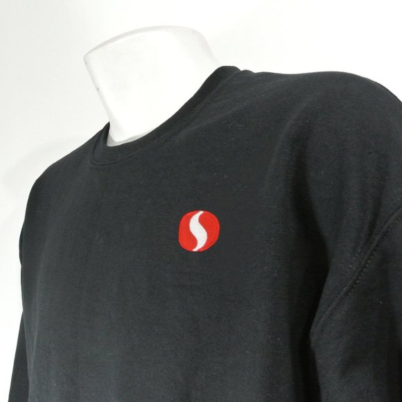 SAFEWAY Grocery Store Employee Uniform Black Sweatshirt Shirt Size S Small - Picture 5 of 10
